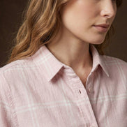 Blush Check Everyday Shirt For Women