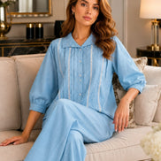 Relaxed Button-Down Co-Ord Set