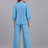 Relaxed Button-Down Co-Ord Set