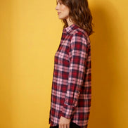 Wine Check Everyday Shirt For Women