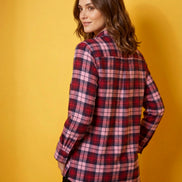 Wine Check Everyday Shirt For Women