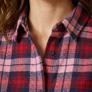 Wine Check Everyday Shirt For Women