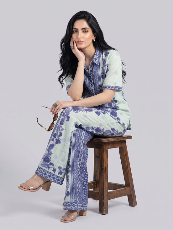 Lavender Floral Co-Ord Set