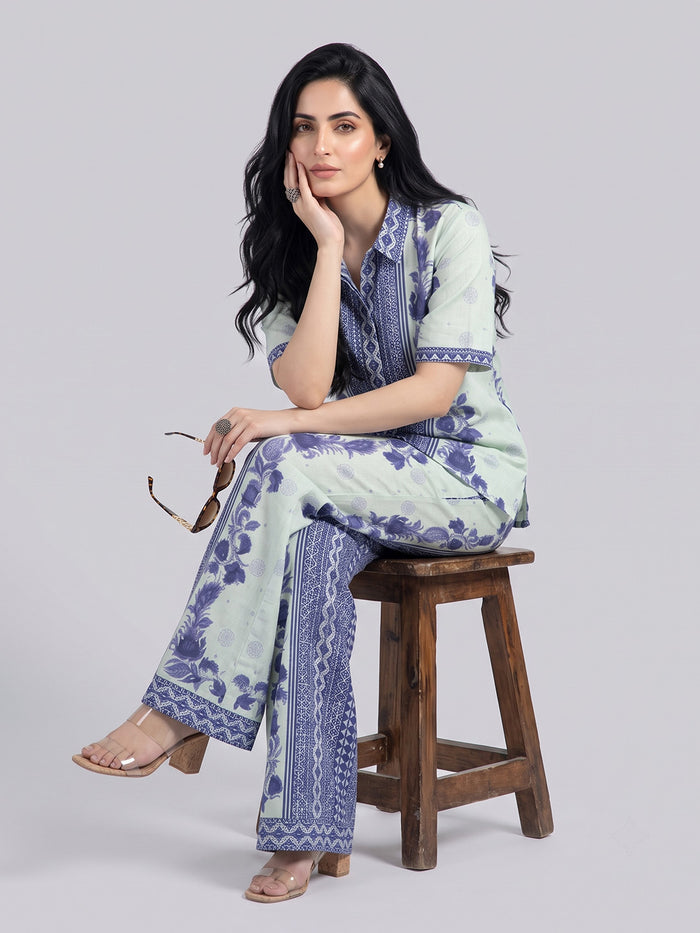 Lavender Floral Co-Ord Set