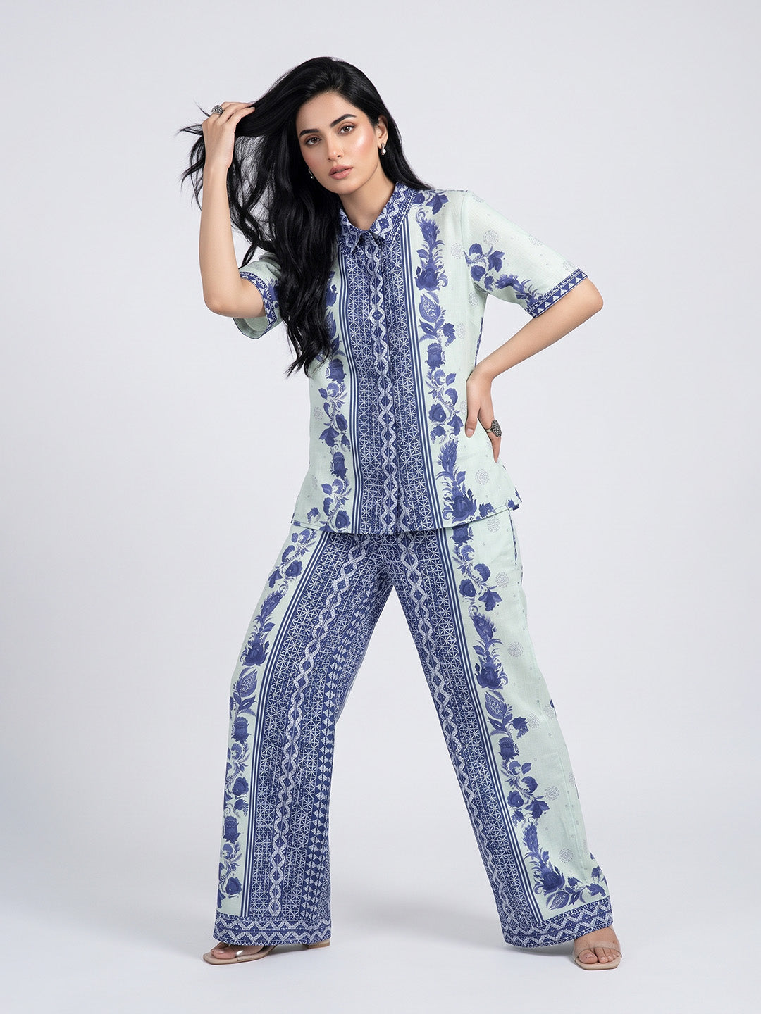 Lavender Floral Co-Ord Set