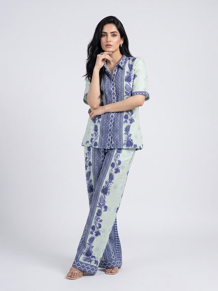 Lavender Floral Co-Ord Set