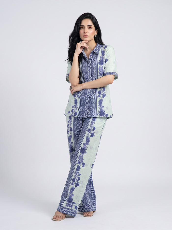 Lavender Floral Co-Ord Set