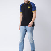Black Polo Neck T-shirt
