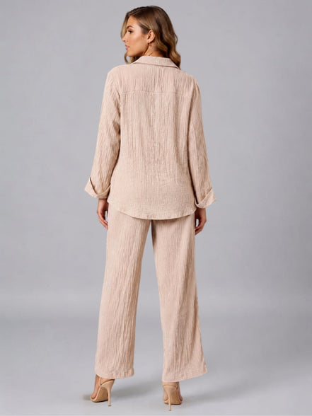 Relaxed Crinkle Co-Ord Set