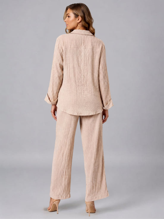 Relaxed Crinkle Co-Ord Set