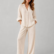 Relaxed Crinkle Co-Ord Set
