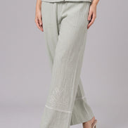 Floral Embroidery Shirt & Trouser Co-Ord Set