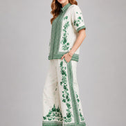Forest Green Floral Co-Ord Set