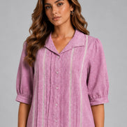 Relaxed Button-Down Co-Ord Set