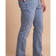 Blue Straight Fit Denim Jeans For Men