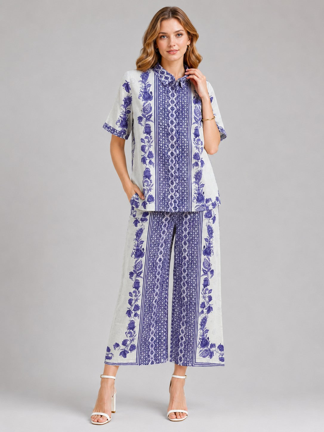 Lavender Floral Co-Ord Set