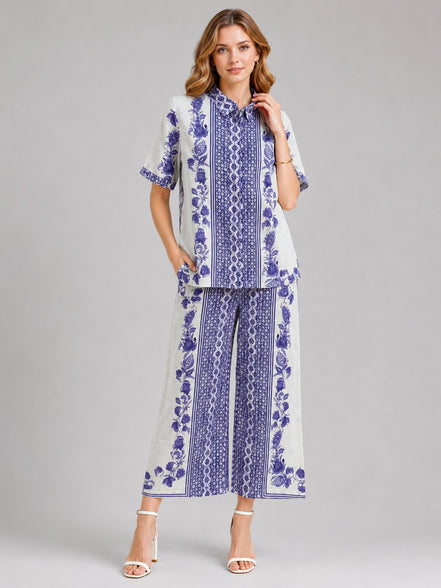 Lavender Floral Co-Ord Set