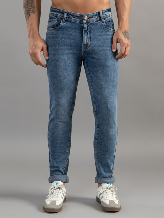 Club York Stonewash Straight-Fit Jeans