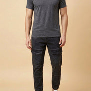 Slim Fit Cargo Joggers For Men