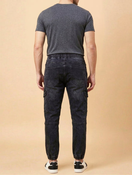 Slim Fit Cargo Joggers For Men