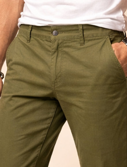 Slim Fit Casual Chinos Pants For Men