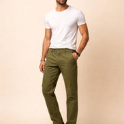 Slim Fit Casual Chinos Pants For Men