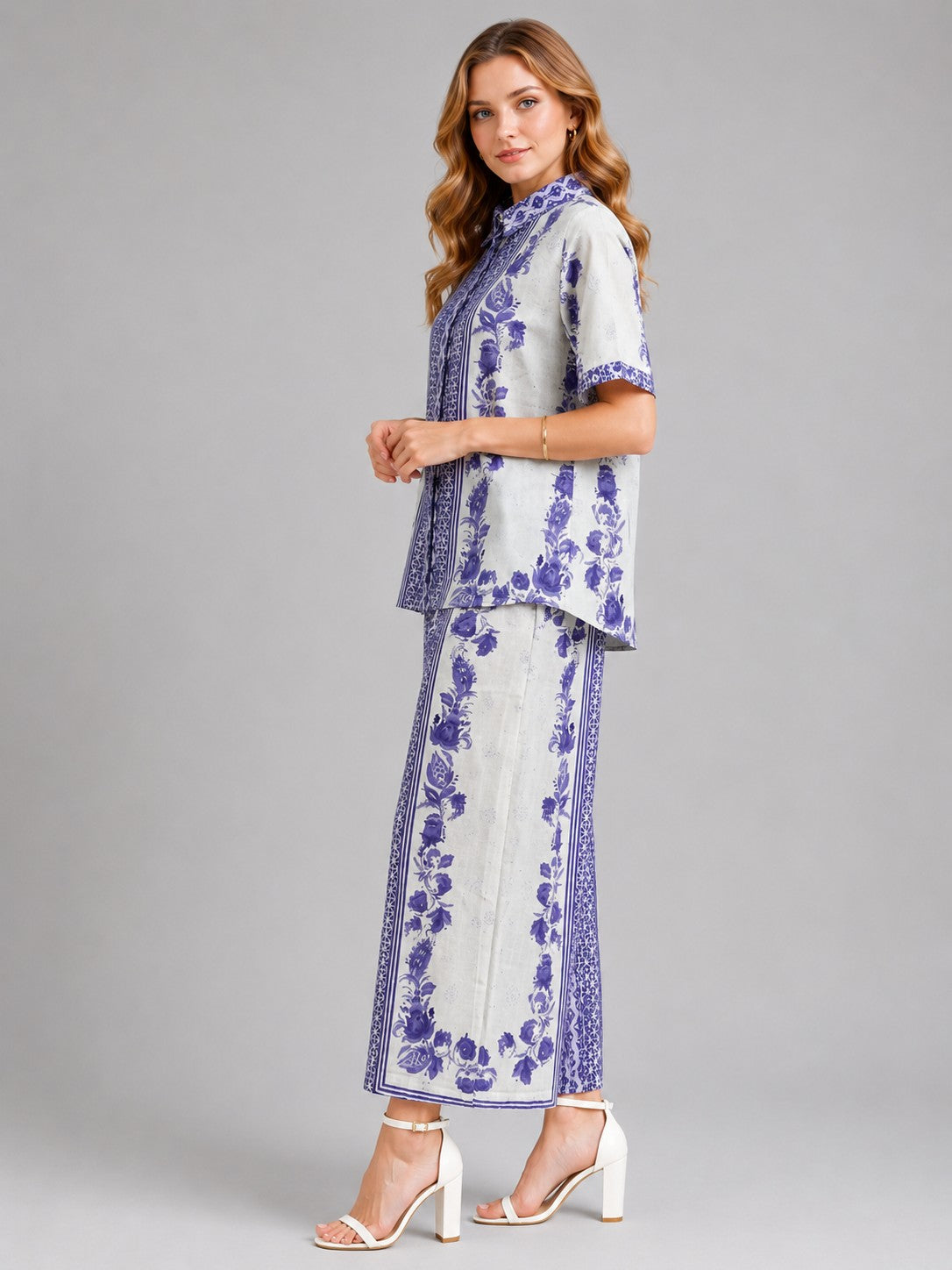 Lavender Floral Co-Ord Set