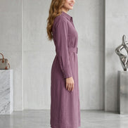 Belted Midi Dress For Women