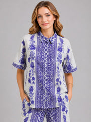 Lavender Floral Co-Ord Set