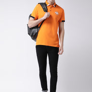 Orange Polo Neck T-shirt