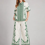 Forest Green Floral Co-Ord Set