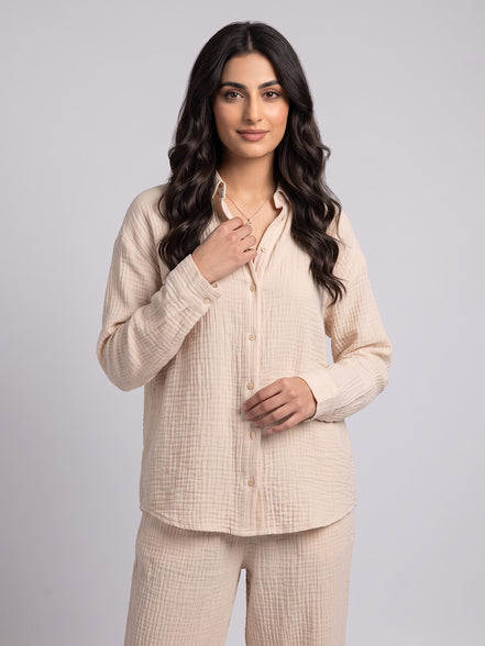 Relaxed Crinkle Co-Ord Set