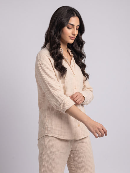 Relaxed Crinkle Co-Ord Set