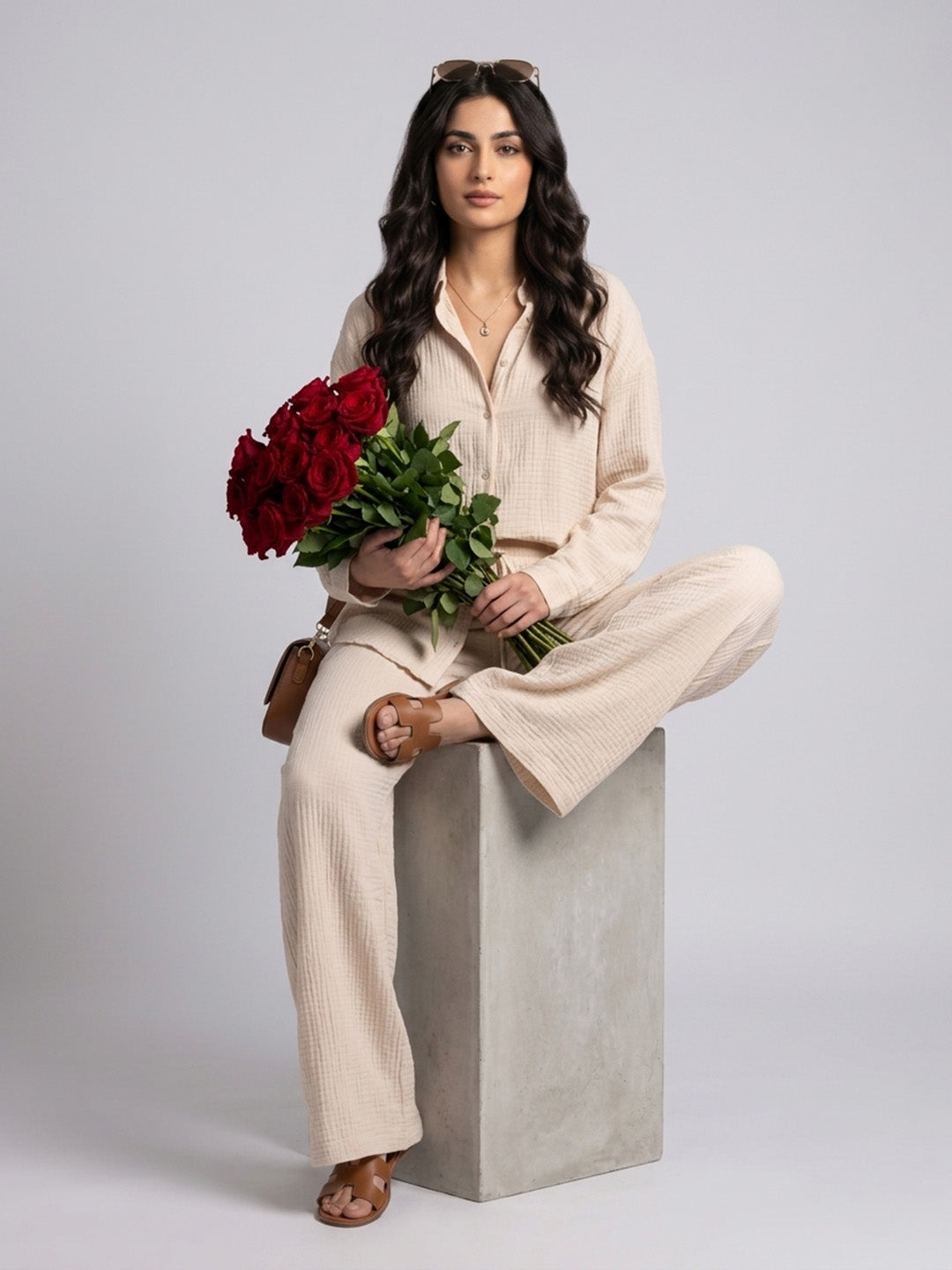 Relaxed Crinkle Co-Ord Set