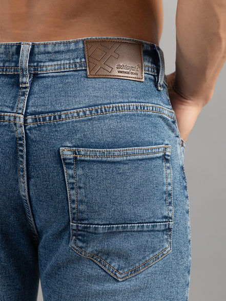 Club York Stonewash Straight-Fit Jeans