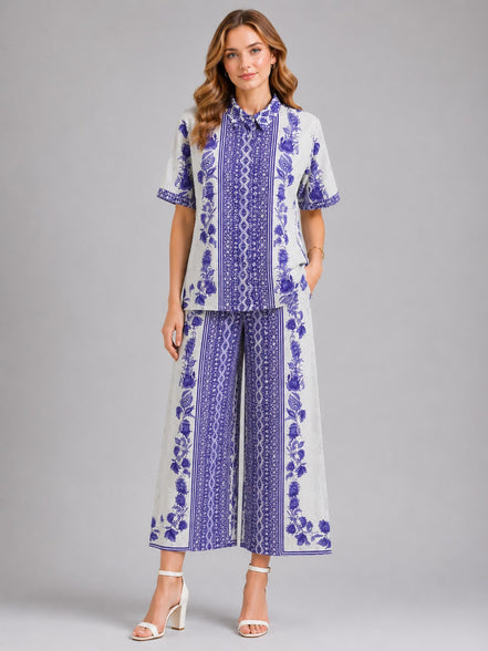 Lavender Floral Co-Ord Set