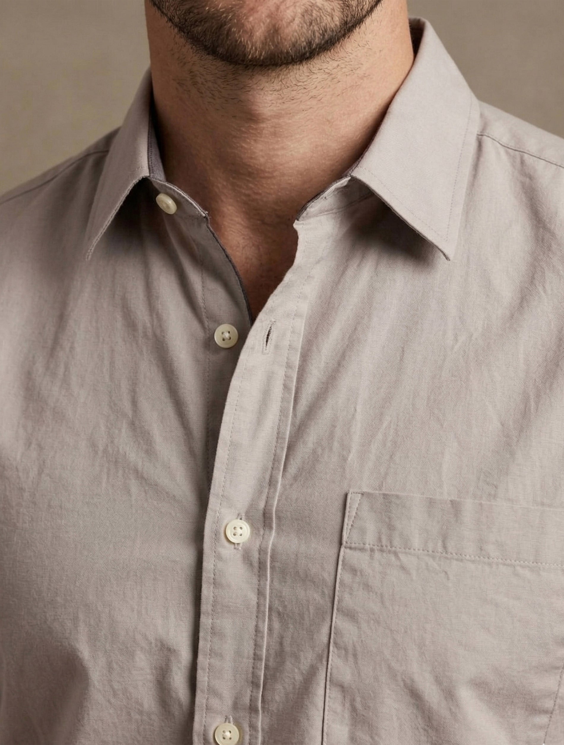 Solid Full-Sleeve Shirt For Men