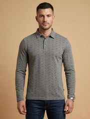Full-Sleeve Polo T-Shirt For Men