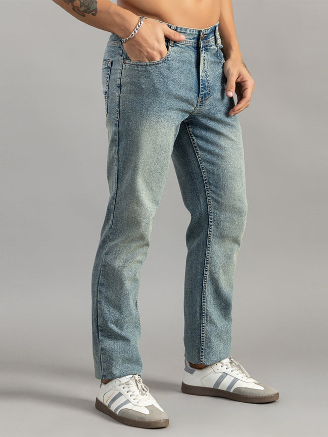 Club York Ice Wash Straight-Fit Jeans