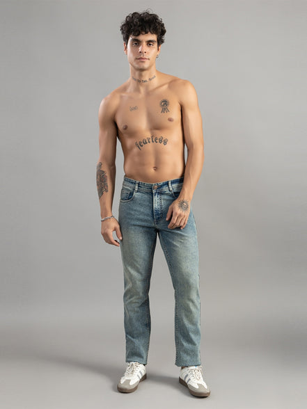 Club York Ice Wash Straight-Fit Jeans