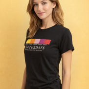 Weekend Energy Printed T-Shirt For Women