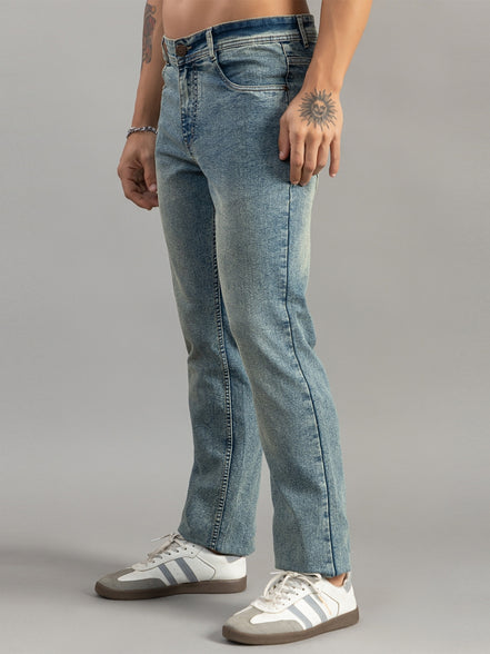 Club York Ice Wash Straight-Fit Jeans