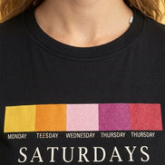 Weekend Energy Printed T-Shirt For Women