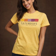 Weekend Energy Printed T-Shirt For Women