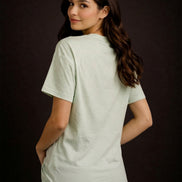 Mint Green Mexico Graphic Printed T-Shirt For Women