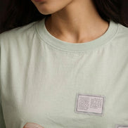 Mint Green Mexico Graphic Printed T-Shirt For Women
