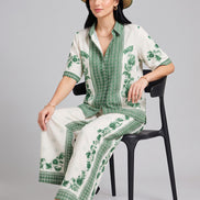 Forest Green Floral Co-Ord Set
