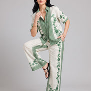 Forest Green Floral Co-Ord Set