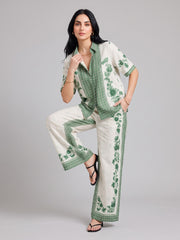 Forest Green Floral Co-Ord Set