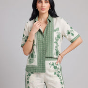 Forest Green Floral Co-Ord Set